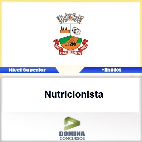 Apostila Concurso Canelinha SC 2017 Nutricionista