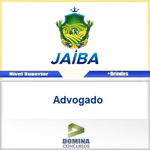 Apostila Concurso Jaíba MG 2017 Advogado PDF