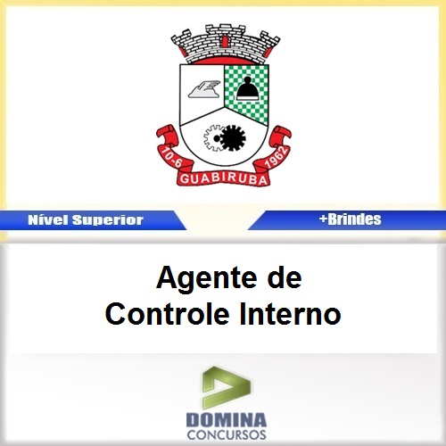 Apostila Guabiruba SC 2017 Agente de Controle Interno