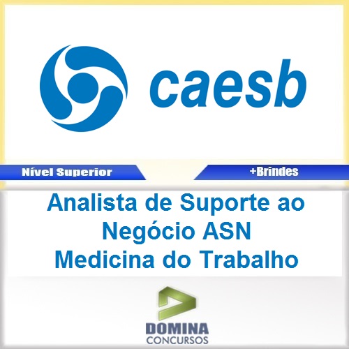 Apostila CAESB DF Analista Suporte Medicina Trabalho