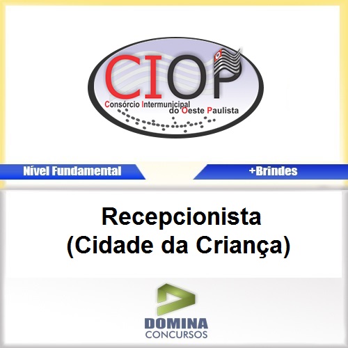 Apostila CIOP 2017 Recepcionista Cidade da Criança