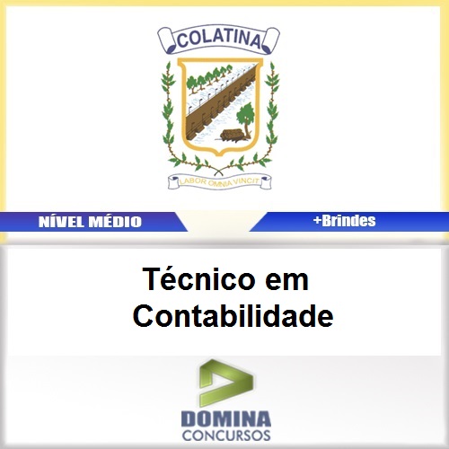 Apostila Colatina ES 2017 Técnico em Contabilidade