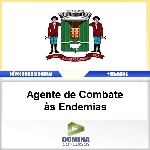 Apostila Águas Formosas MG AGT Combate Endemias