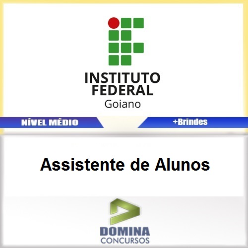 Apostila IF Goiano 2017 Assistente de Alunos