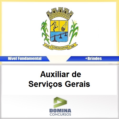 Apostila Correntina BA 2017 Auxiliar de Serviços Gerais