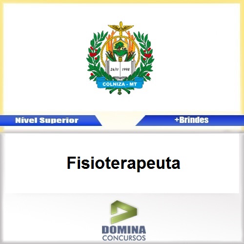 Apostila Concurso Colniza MT 2017 Fisioterapeuta