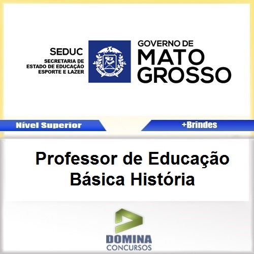 Apostila SEDUC MT 2017 Professor de História