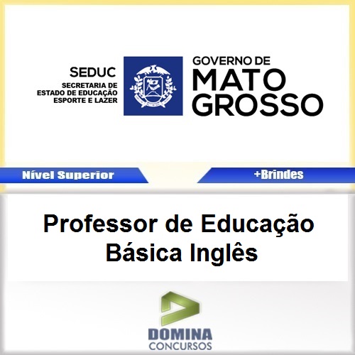 Apostila SEDUC MT 2017 Professor de Inglês Download