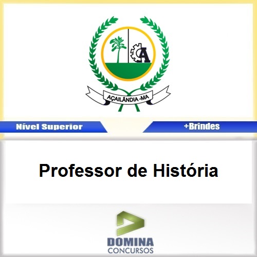 Apostila Açailândia MA 2017 Professor de História