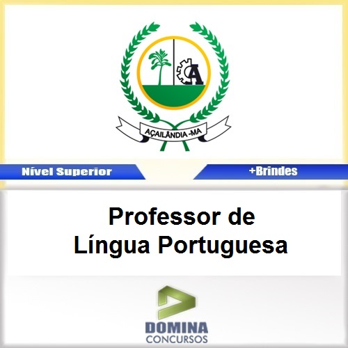 Apostila Açailândia MA 2017 PROF Língua Portuguesa