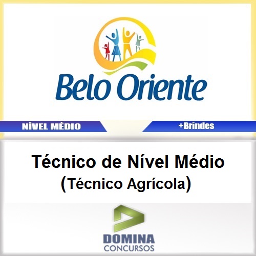 Apostila Belo Oriente MG 2017 Técnico Agrícola PDF