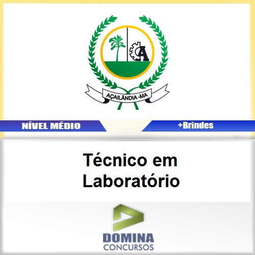 Apostila Açailândia MA 2017 Técnico em Laboratório