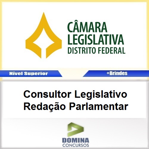 Apostila CLDF 2017 Consultor LEGISL Redação PARL