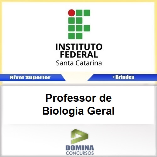 Apostila IFSC 2017 Professor de Biologia Geral PDF