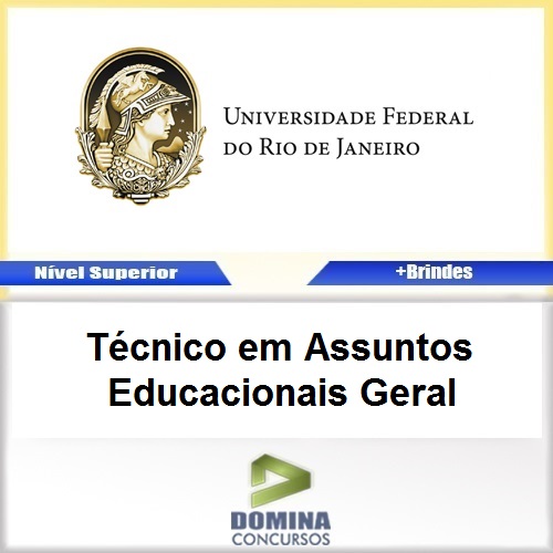 Apostila UFRJ 2017 TEC Assuntos Educacionais Geral