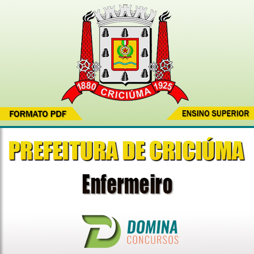 Apostila Concurso Criciúma SC 2017 Enfermeiro PDF