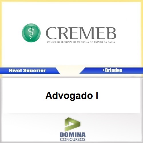 Apostila Concurso CREMEB BA 2017 Advogado I Download