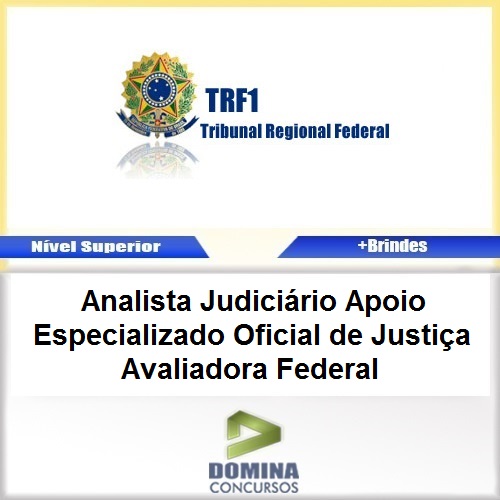 Apostila TRF 1 Região 2017 Oficial de Justiça Avaliadora Federal