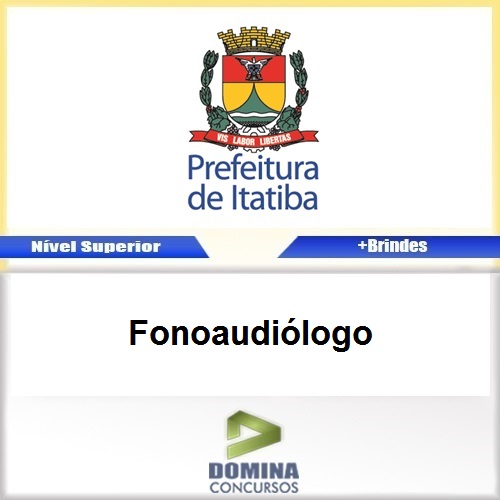 Apostila Concurso Itatiba SP 2017 Fonoaudiólogo