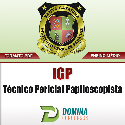 Concurso IGP RS PAPILOSCOPISTA Curso completo 