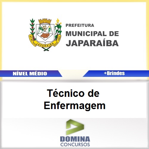 Apostila Concurso Japaraíba MG 2017 Técnico de Enfermagem