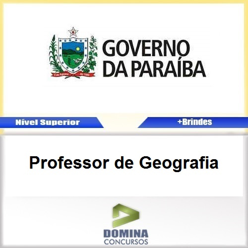 Apostila Concurso SEE PB 2017 Professor de Geografia