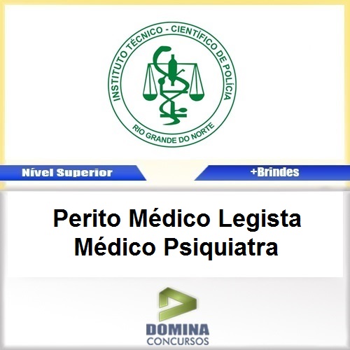 Apostila ITEP RN 2017 Perito Médico Legista Médico Psiquiatra