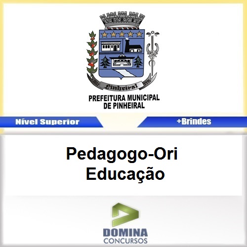 Apostila Concurso Pinheiral RJ 2017 Pedagogo Ori Educação