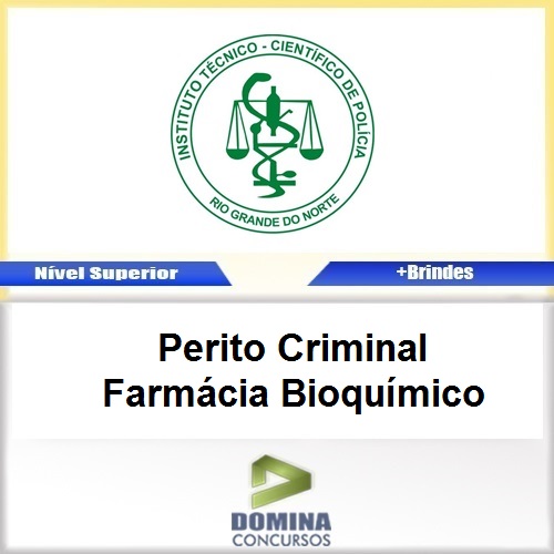 Apostila ITEP RN 2017 Perito Criminal Farmácia Bioquímico