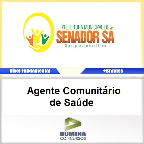 Apostila Senador de Sá CE 2017 Agente Comunitário de Saúde