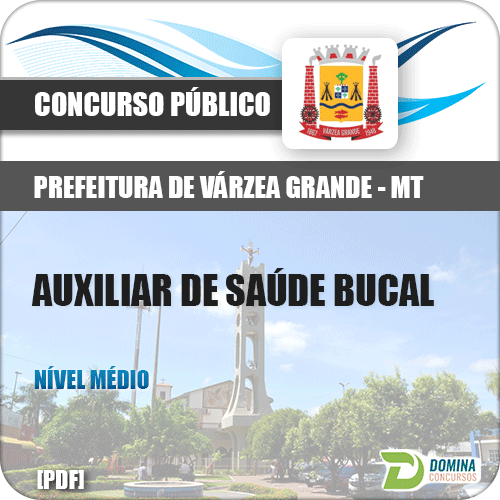 Apostila Várzea Grande MT 2017 Auxiliar de Saúde Bucal