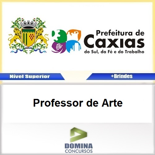 Apostila Concurso Caxias do Sul RS 2017 Professor de Arte