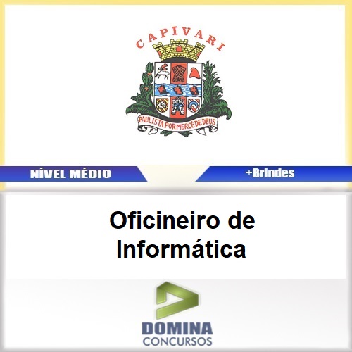 Apostila Concurso Pref Capivari SP Oficineiro de Informática