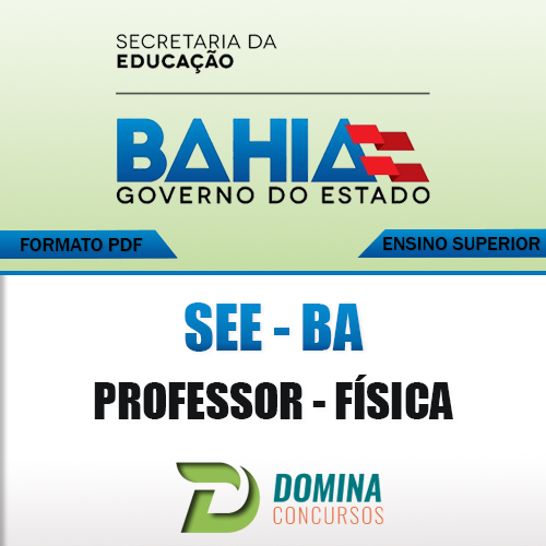 Apostila Concurso SEE BA 2017 Professor de Física PDF