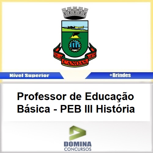 Apostila SME Canoas RS 2017 PROF EDU Básica PEB III História