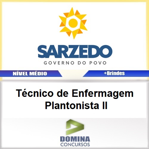 Apostila Sarzedo MG 2018 Técnico de Enfermagem Plantonista II