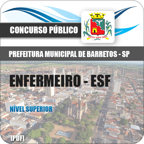 Apostila Concurso Pref de Barretos SP 2018 Enfermeiro ESF