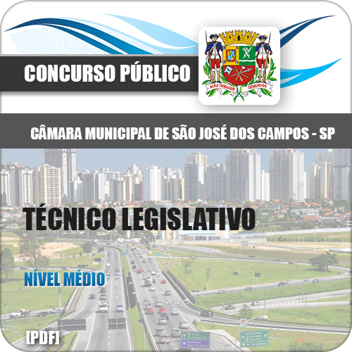 Apostila Câmara São José dos Campos 2018 Técnico Legislativo