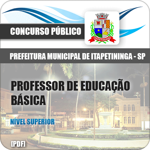 Apostila Pref Itapetininga 2018 Professor de Educação Básica