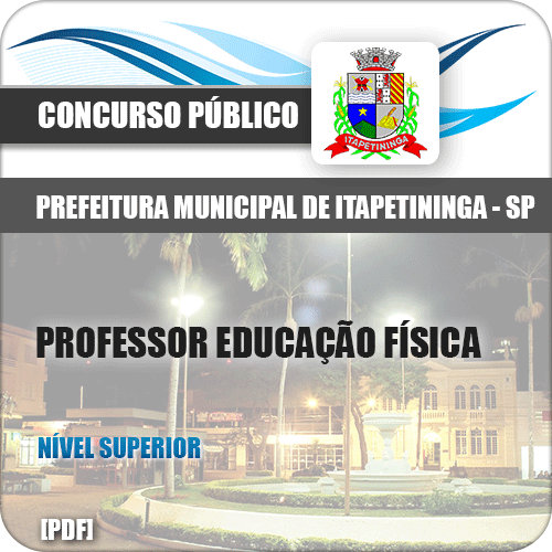 Apostila Pref Itapetininga 2018 Professor de Educação Física