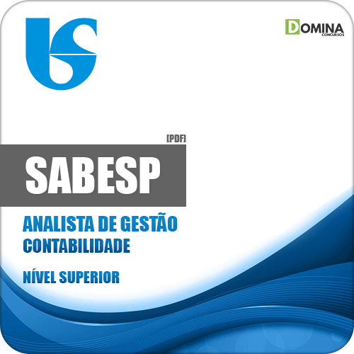 Apostila SABESP 2018 Analista de Gestão Contabilidade