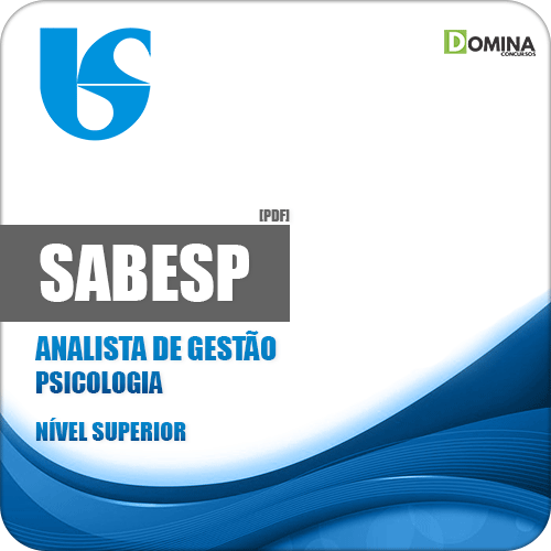 Apostila SABESP 2018 Analista de Gestão Psicologia