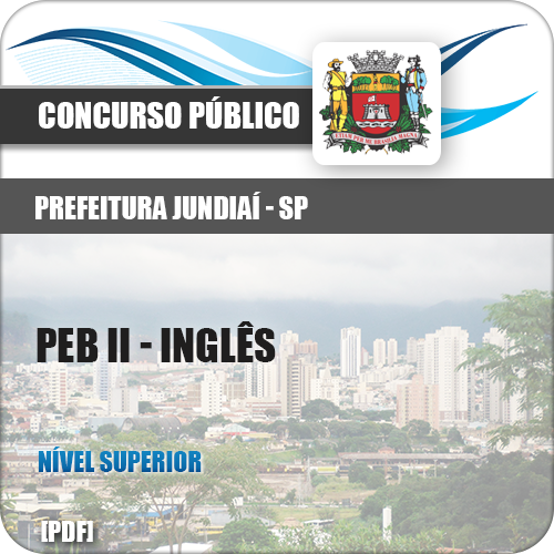 Apostila Jundiaí SP 2018 Professor Educação Básica Inglês