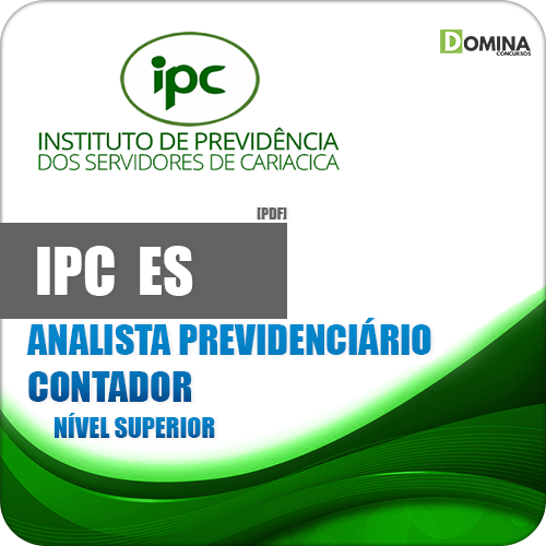 Apostila IPC Cariacica ES 2018 Analista Prev Contador