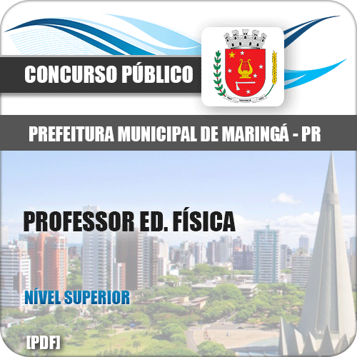 Apostila Pref Maringá PR 2018 Professor Educação Física