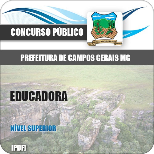 Apostila Concurso Campo Gerais MG 2018 Educadora