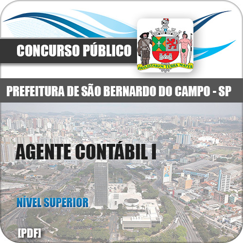 Apostila São Bernardo Campo SP 2018 Agente Contábil I