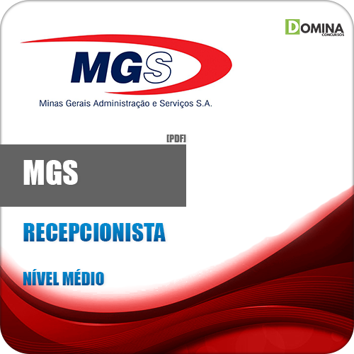 Apostila Concurso MGS MG 2018 Recepcionista