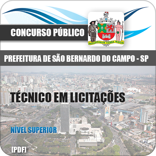 Apostila São Bernardo Campo SP 2018 Técnico em Licitações