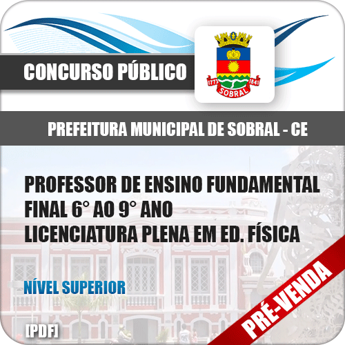 Apostila Pref Sobral CE 2018 Prof Ens Fundamental Ed Física